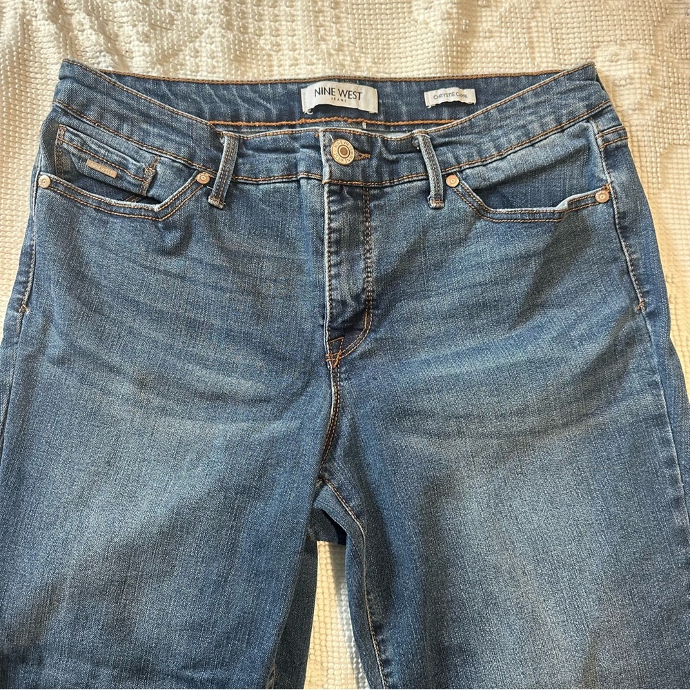 Nine West Chrystie Denim Capri